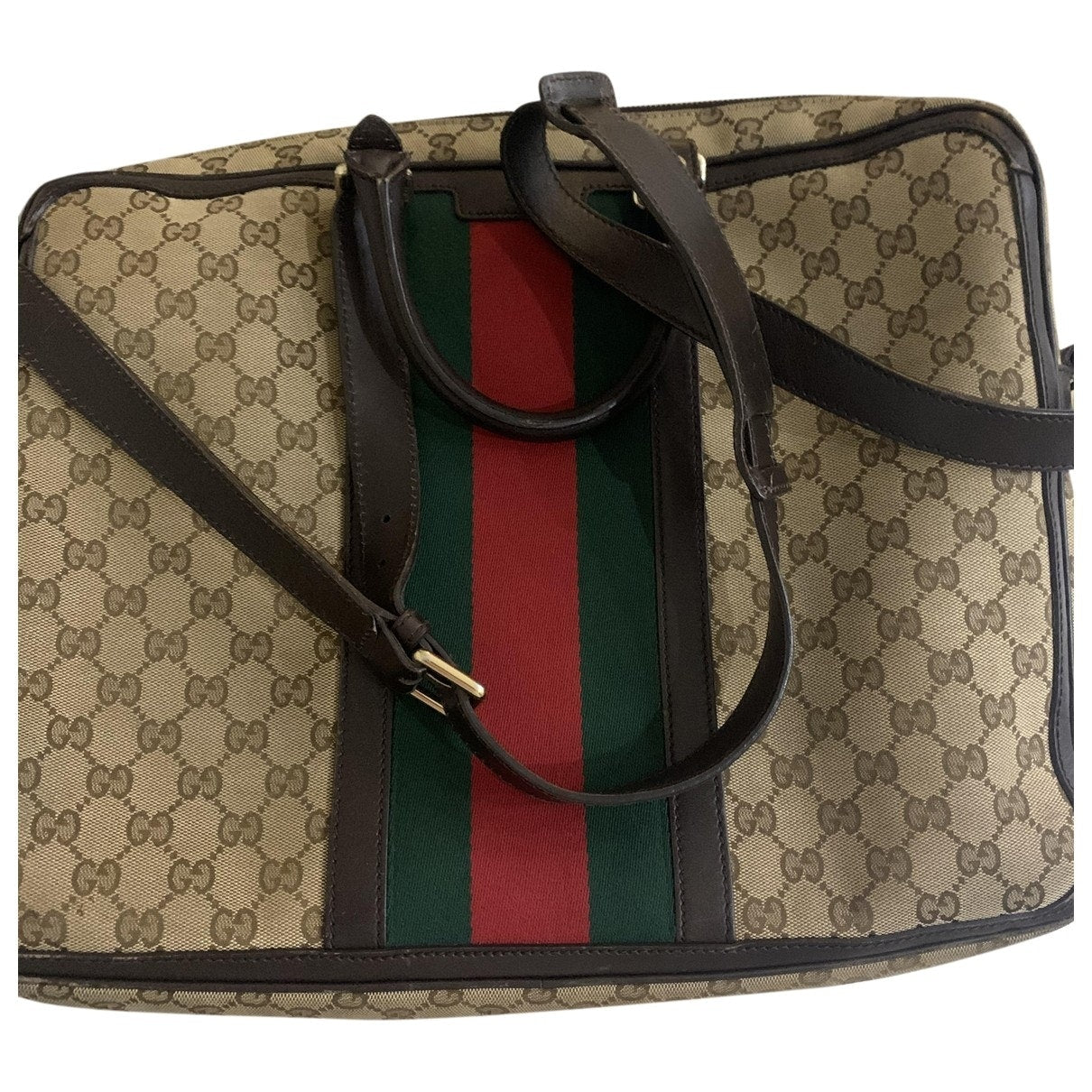Gucci ophidia beige cloth handbag