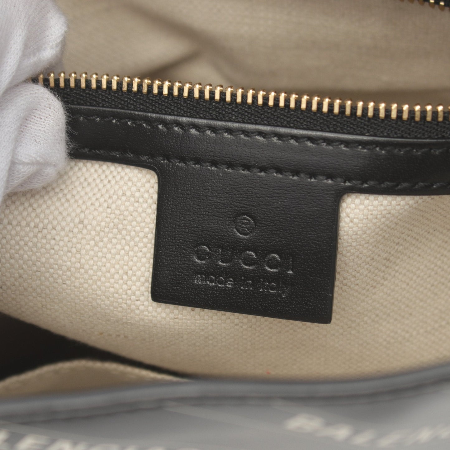 GUCCI Luxury Balenciaga Trending 2026 * GUCCI Hacker Jackie 1961 Shoulder bag Leather Black White