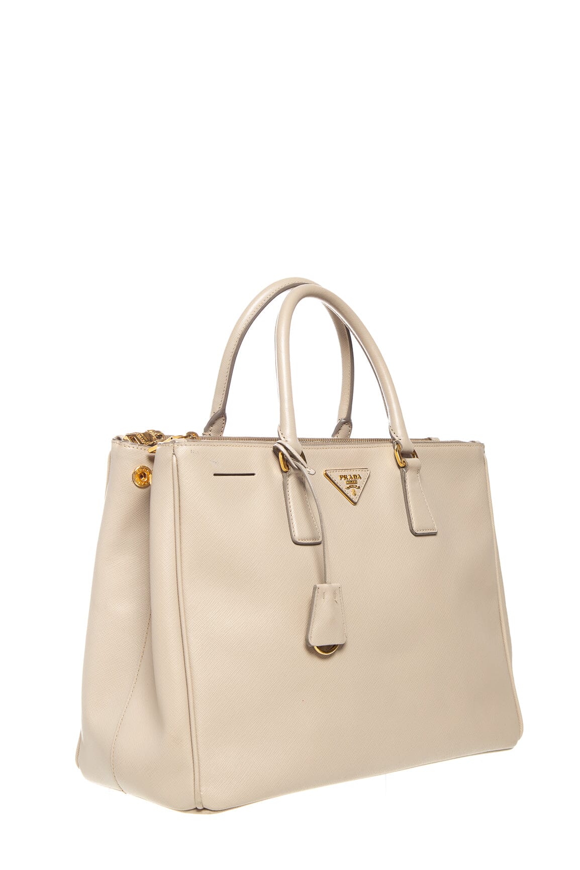 Prada Beige Galleria Saffiano Leather Handbag