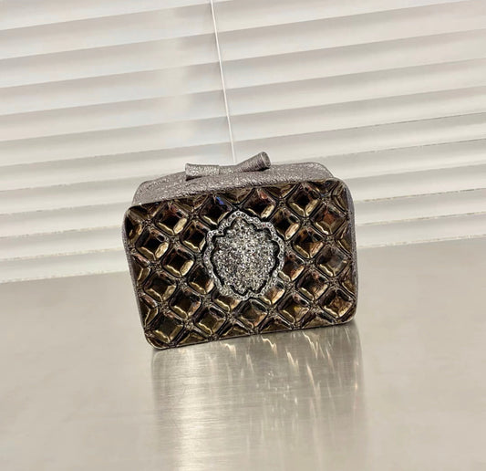 Chanel MinaudiÃ¨re Moscow Leo Runway Rare Metal Clutch