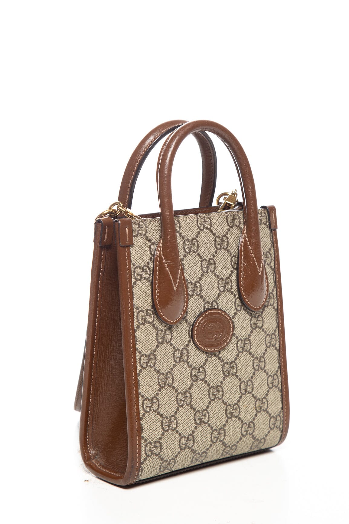 Gucci GG Supreme Ophidia Mini Tote Handbag