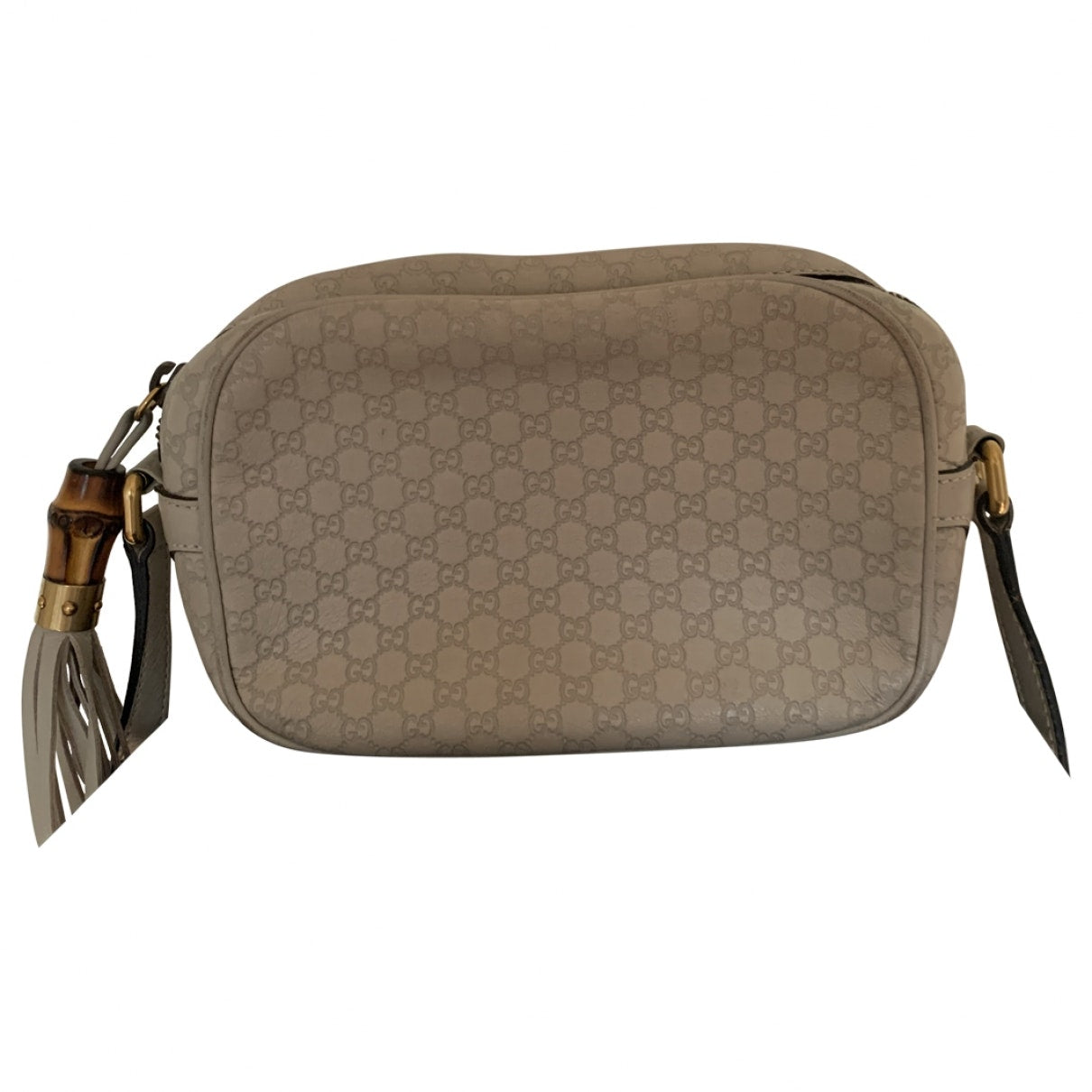 Gucci beige leather handbag