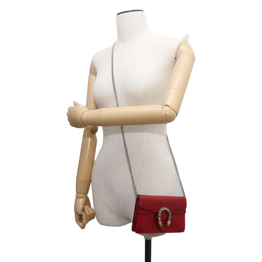 Gucci Chain Leather Shoulder Bag