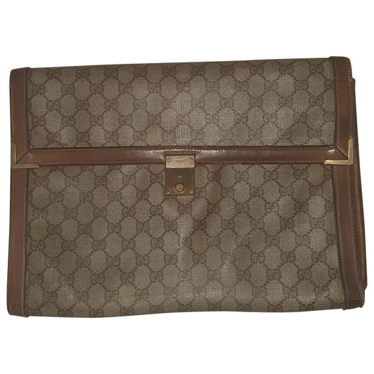Gucci multicolour cloth clutch bag