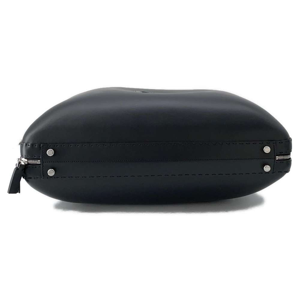FENDI Large suitcase with FF logo Black 7VV158 Leather