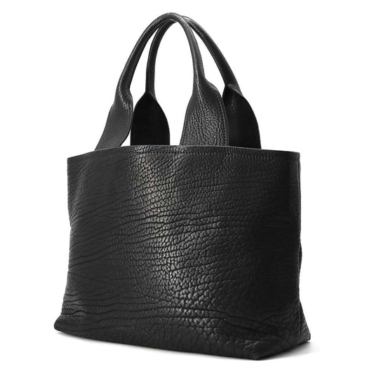 PRADA Tote Bag Black Leather