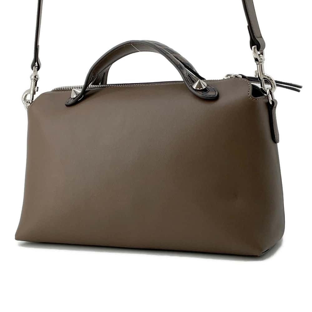 FENDI Zucca by the way Maya/Black 8BL146 A6CO F0H3C Calf Leather Size Medium