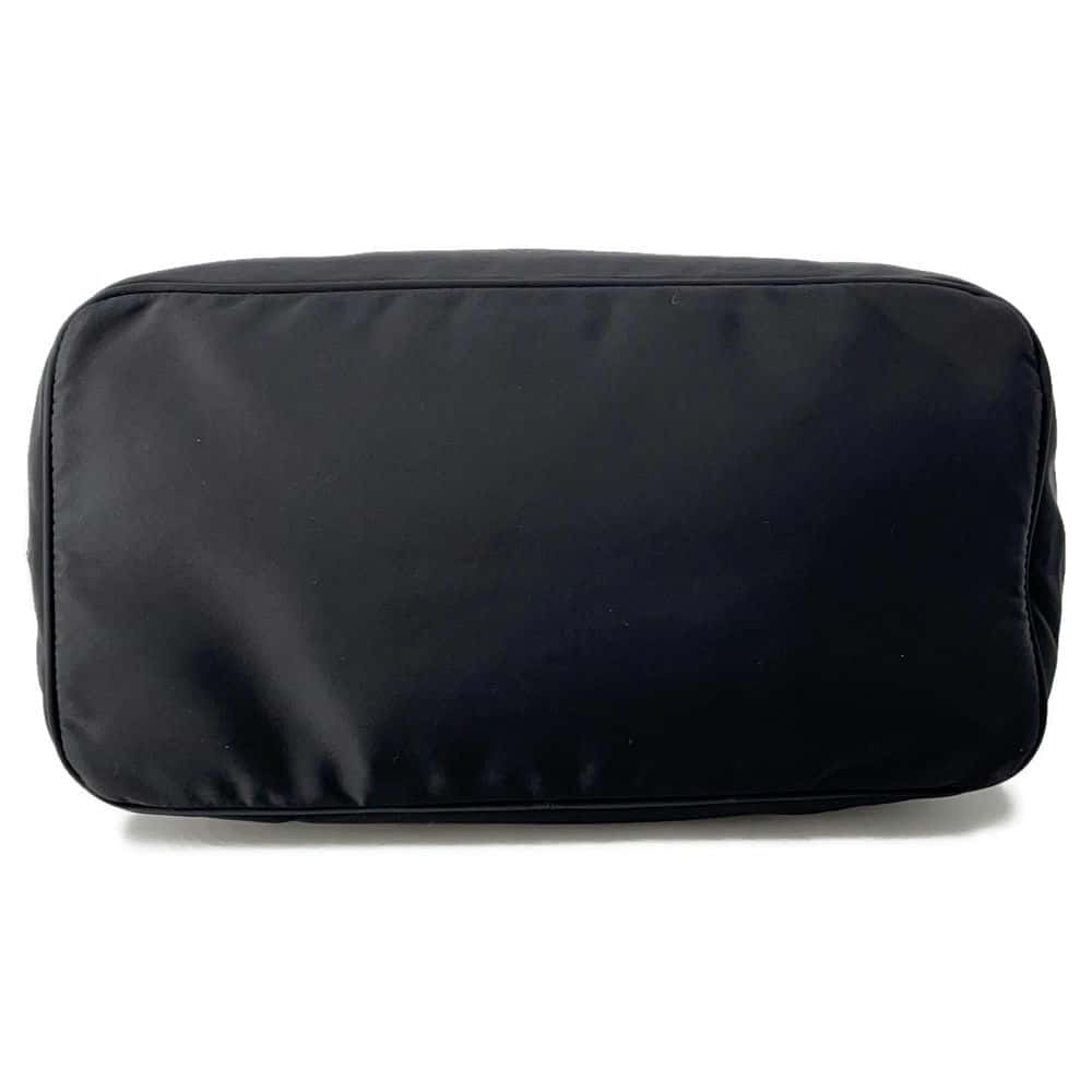 PRADA Ribbon 2WAY Tote Bag Black Nylon