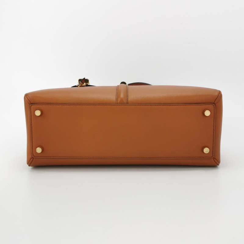 Celine 16 Bag Medium Caramel Natural Tan Smooth Calfskin Leather