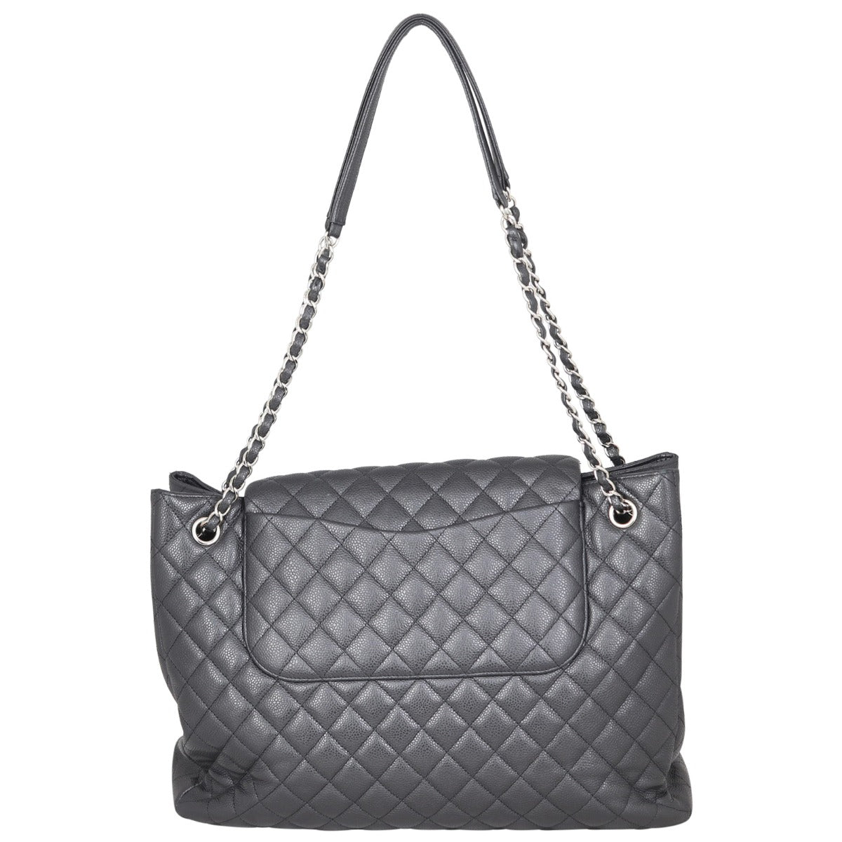 Chanel Paris-Edinburgh Quilted Flap Large Tote