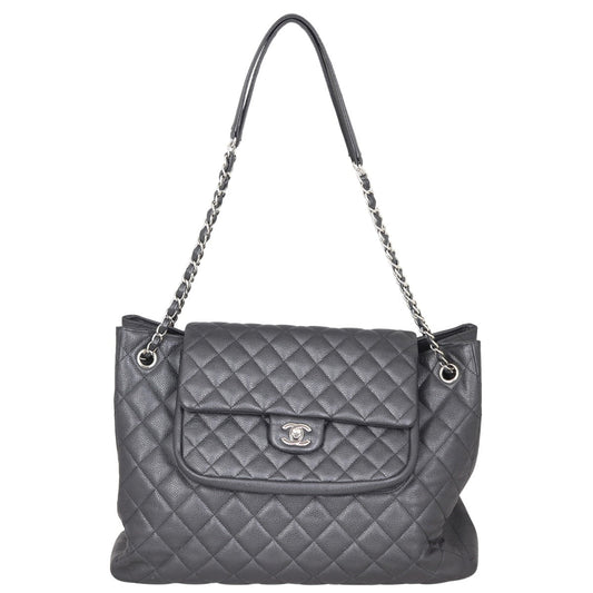 Chanel Paris-Edinburgh Quilted Flap Large Tote