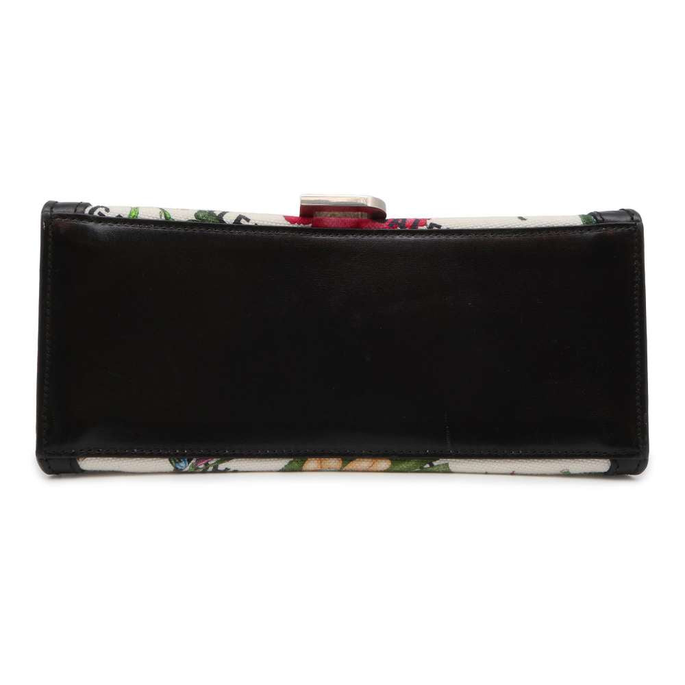 Gucci Leather Canvas Shoulder Bag