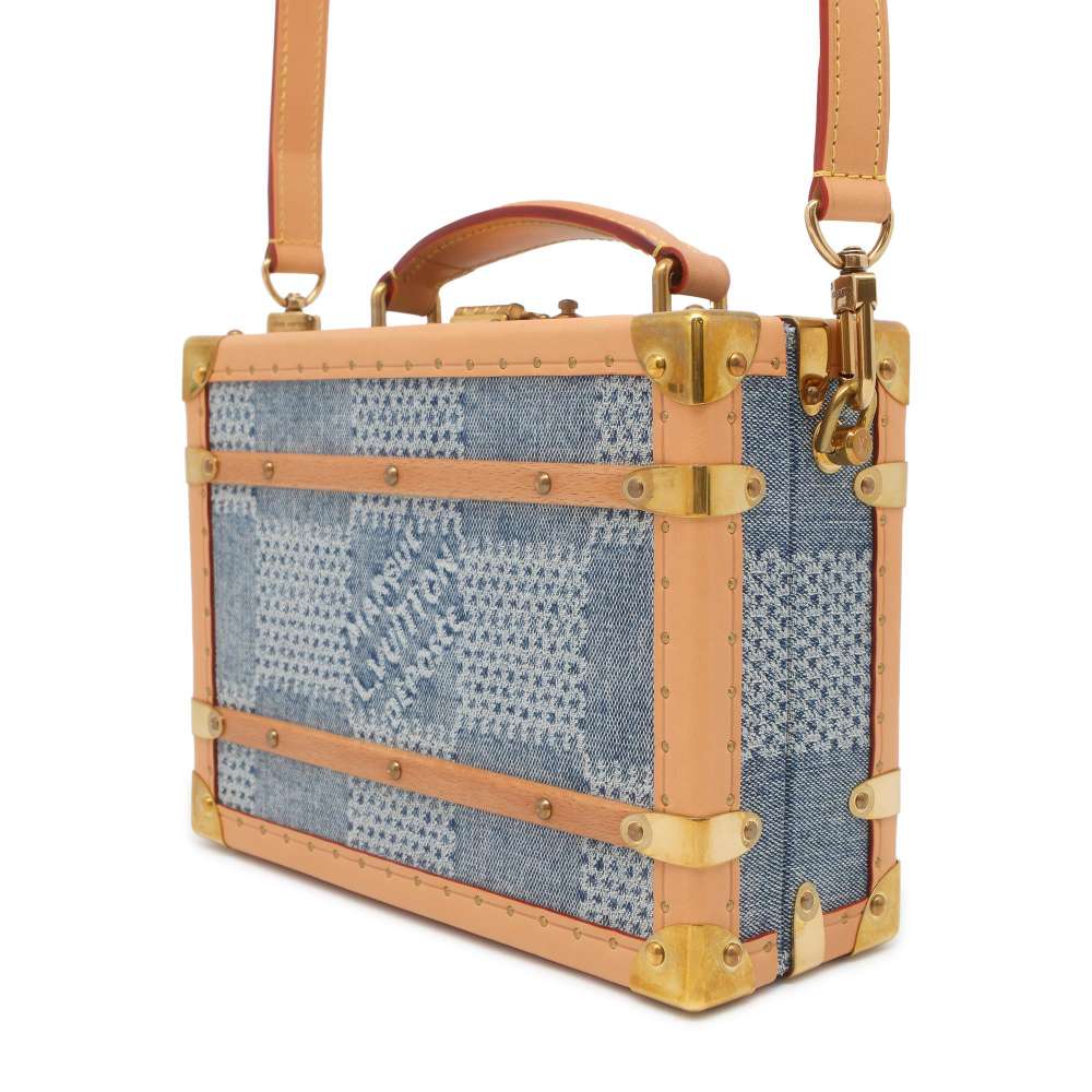 LOUIS VUITTON Handle/Trunk BeigeN40626 Damier?Denim