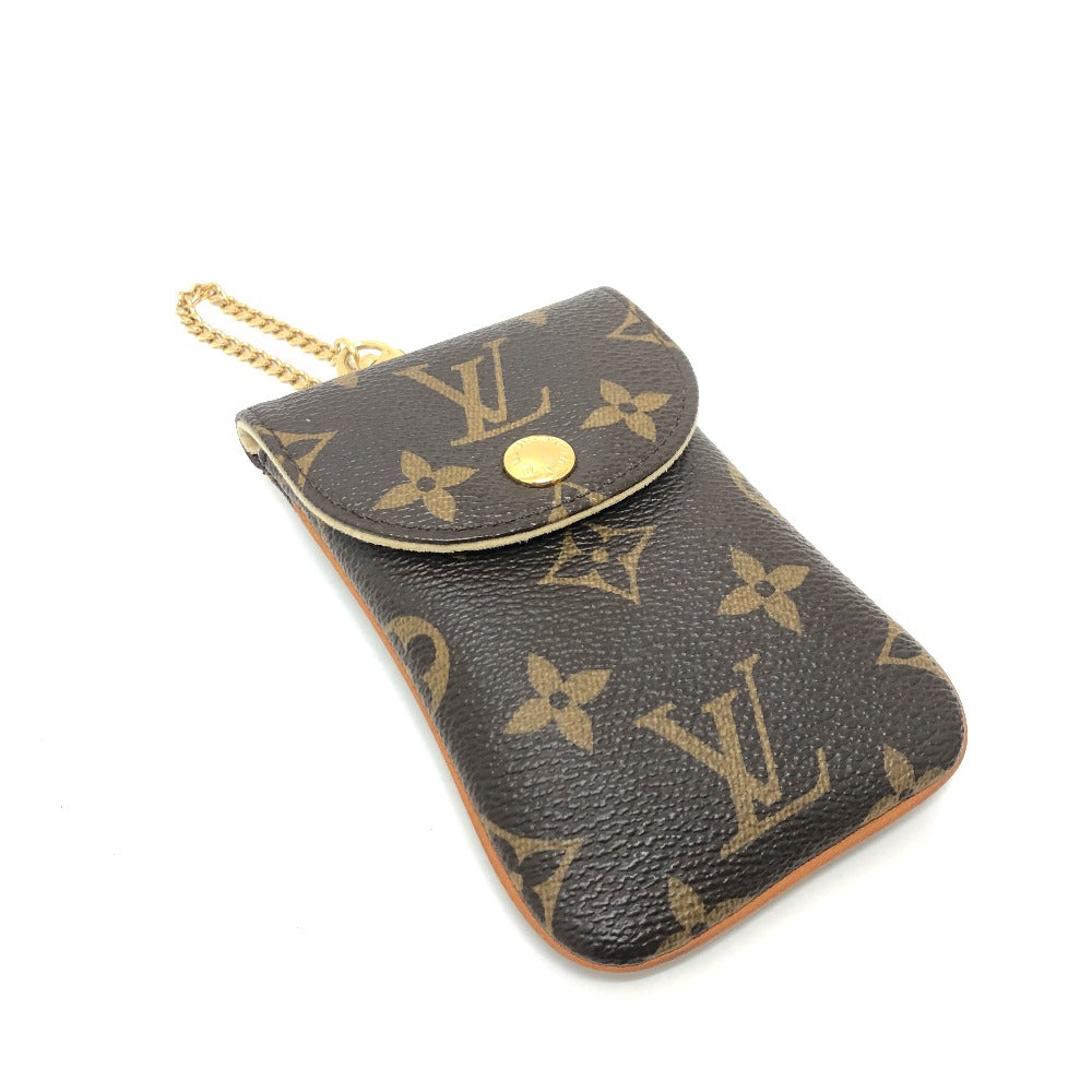 LOUIS VUITTON Mobile case Monogram canvas Brown Etui Telefonne MM Women(Unisex)