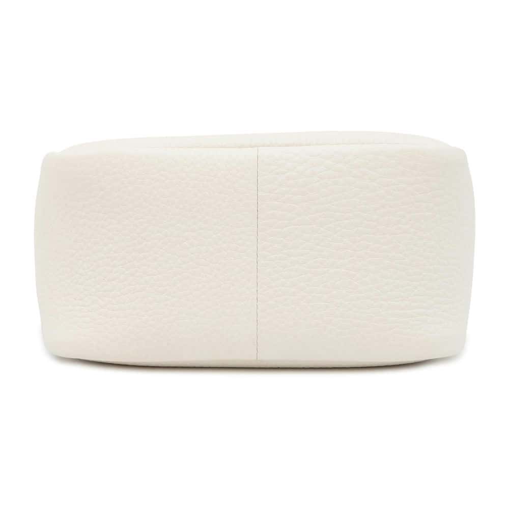 PRADA Handbag White Leather