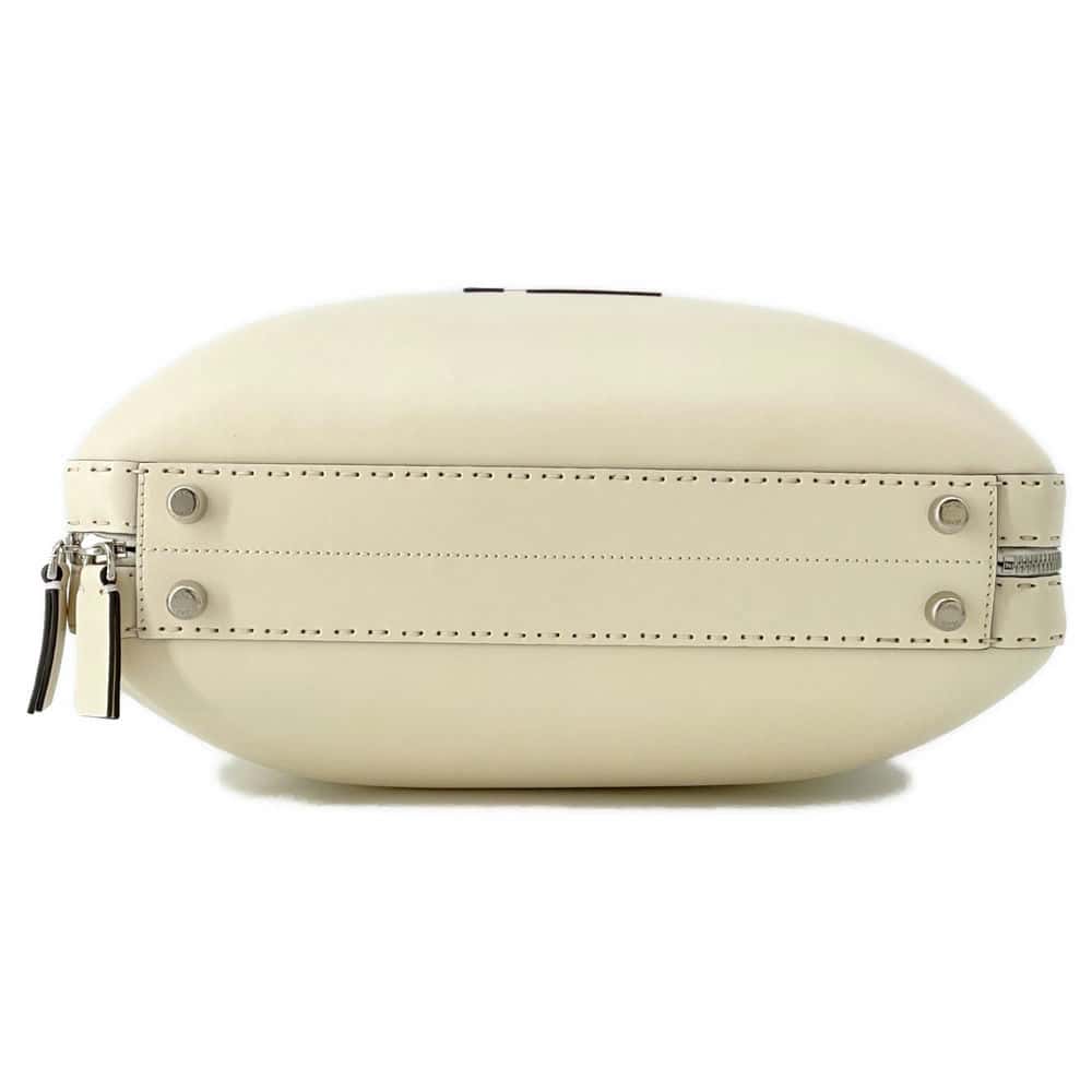 FENDI suitcase Ivory 7VV156-AAIW Leather Size Medium