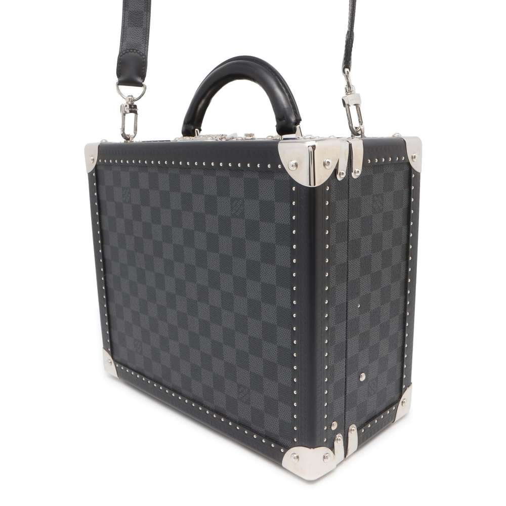 LOUIS VUITTON Cotteville Trunk SPO Noir Damier Graphite Size 32