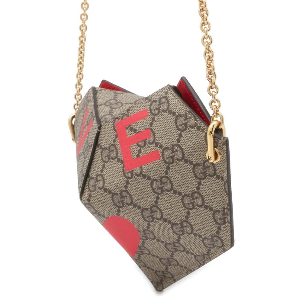 Gucci Chain Canvas Shoulder Bag