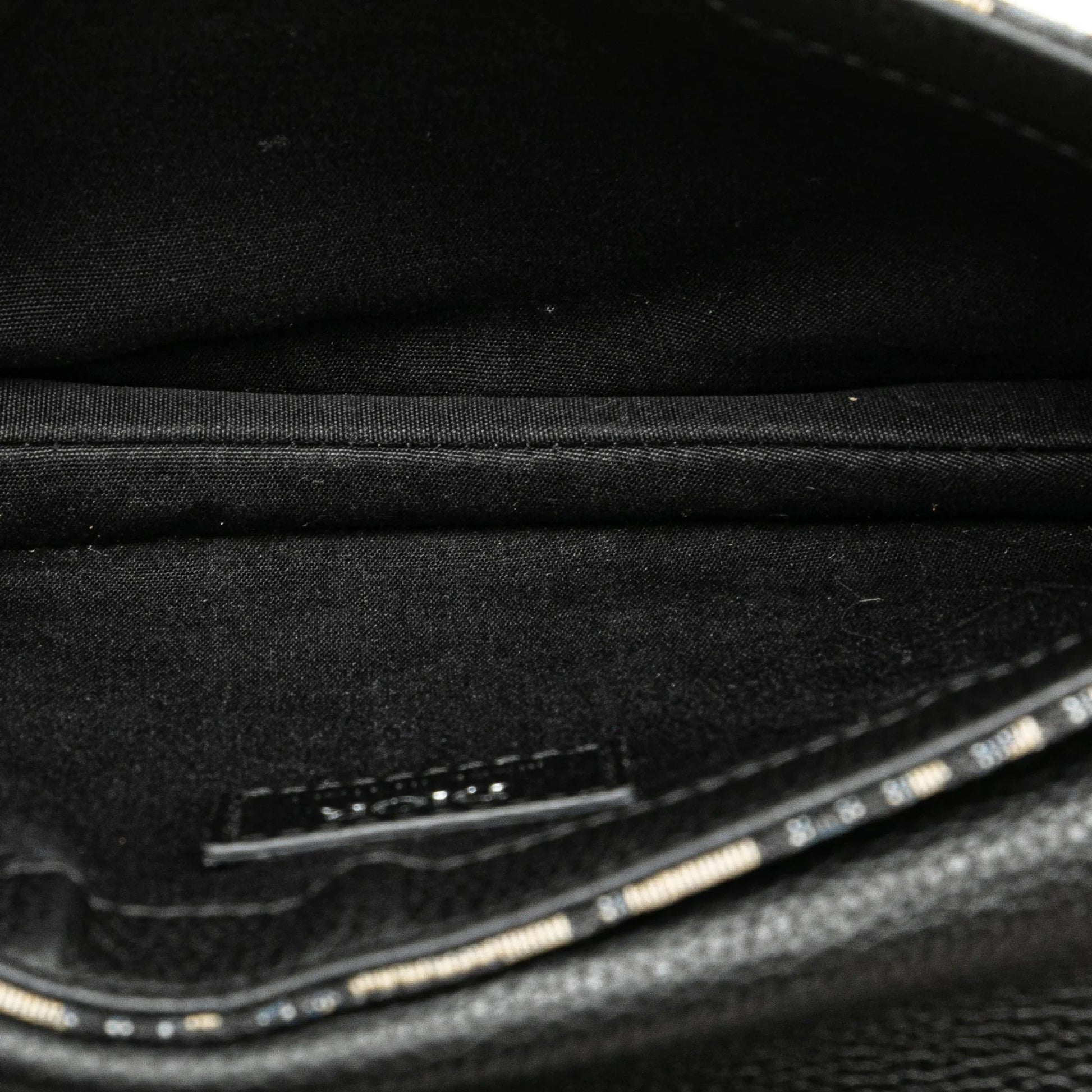 Blue Dior Oblique Canvas Saddle Messenger Bag