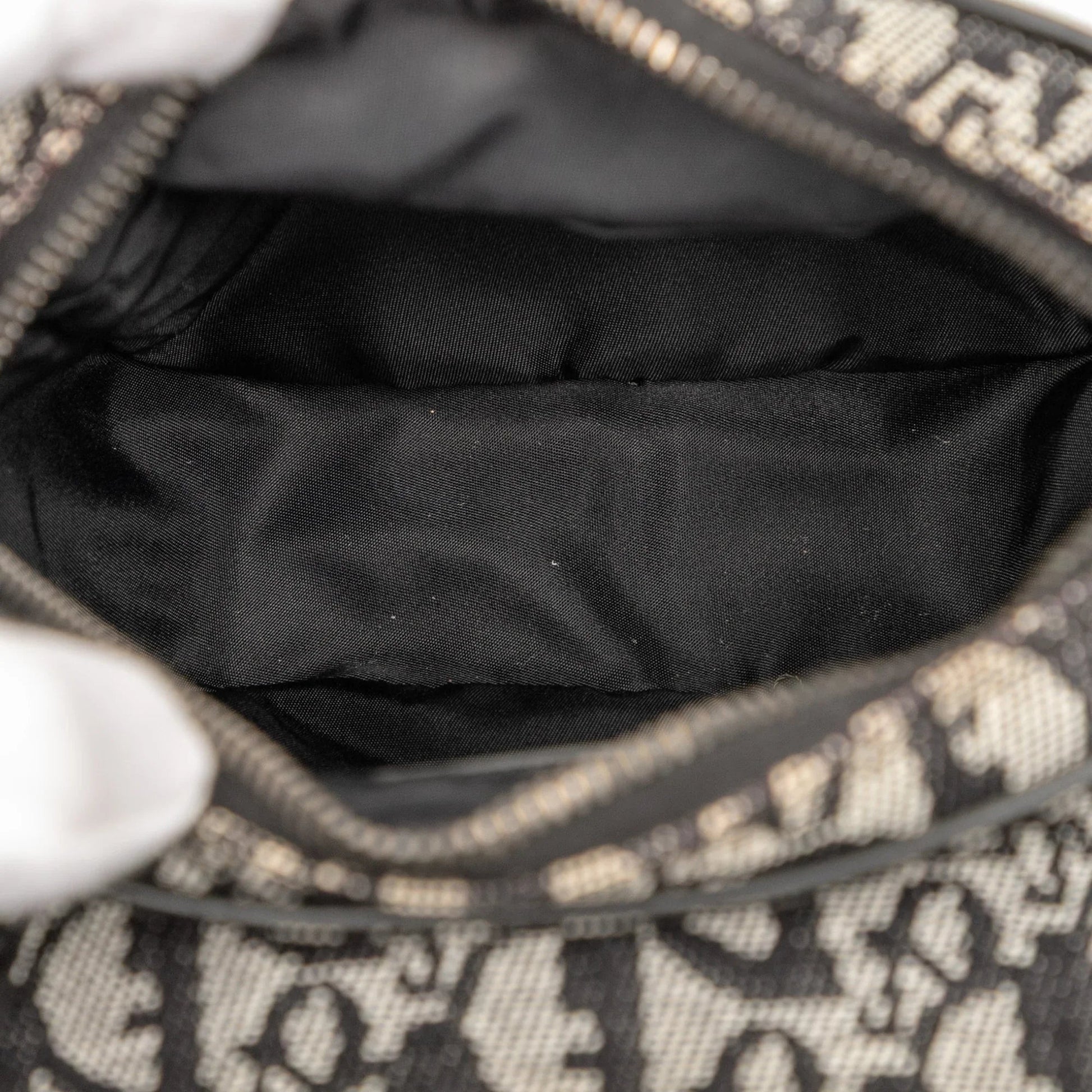 Black Dior Diorissimo Trotter Canvas Crossbody