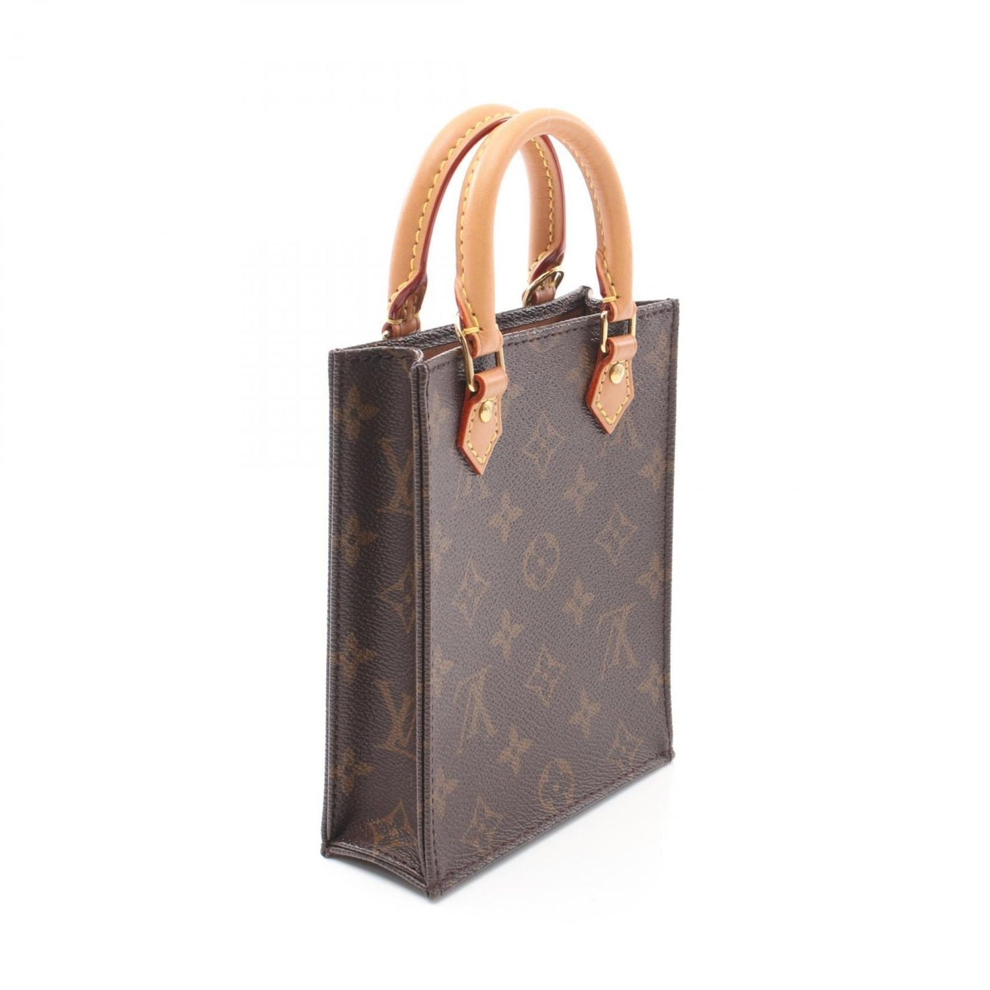 Louis Vuitton Coated Canvas Monogram Pvc Leather Handbag