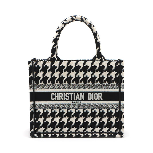 Christian Dior Black X White Canvas Small Book Tote [Clearance Sale]