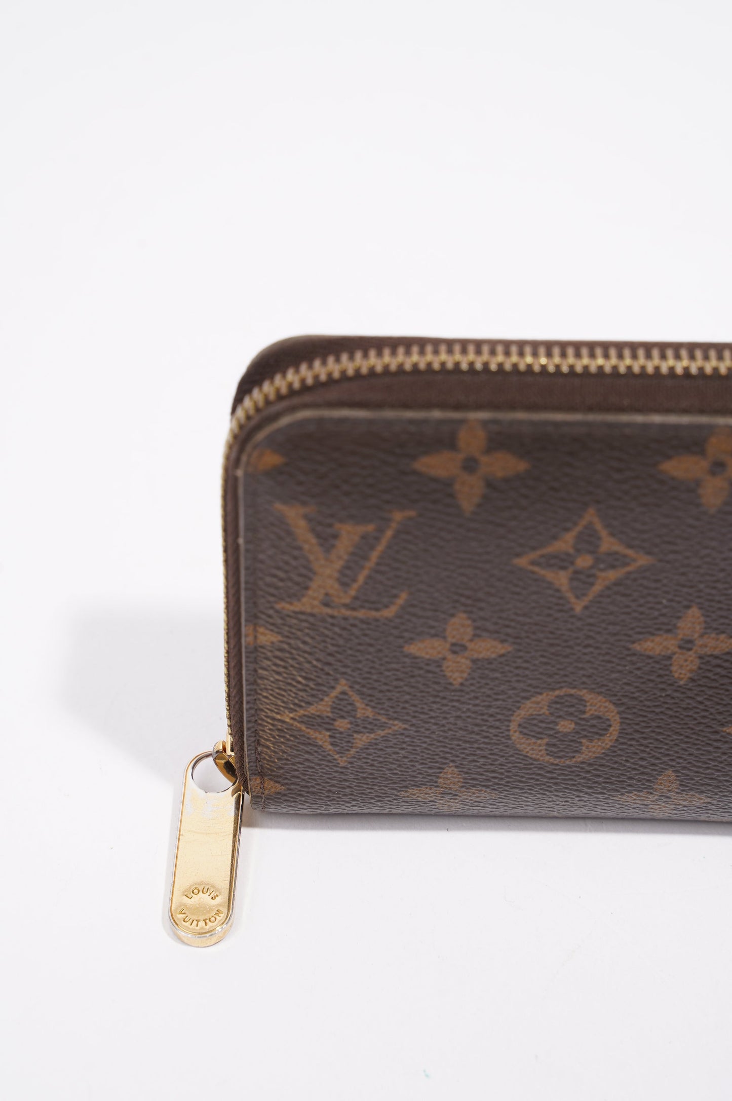 Louis Vuitton Monogram Zippy Wallet Brown Monogram Canvas