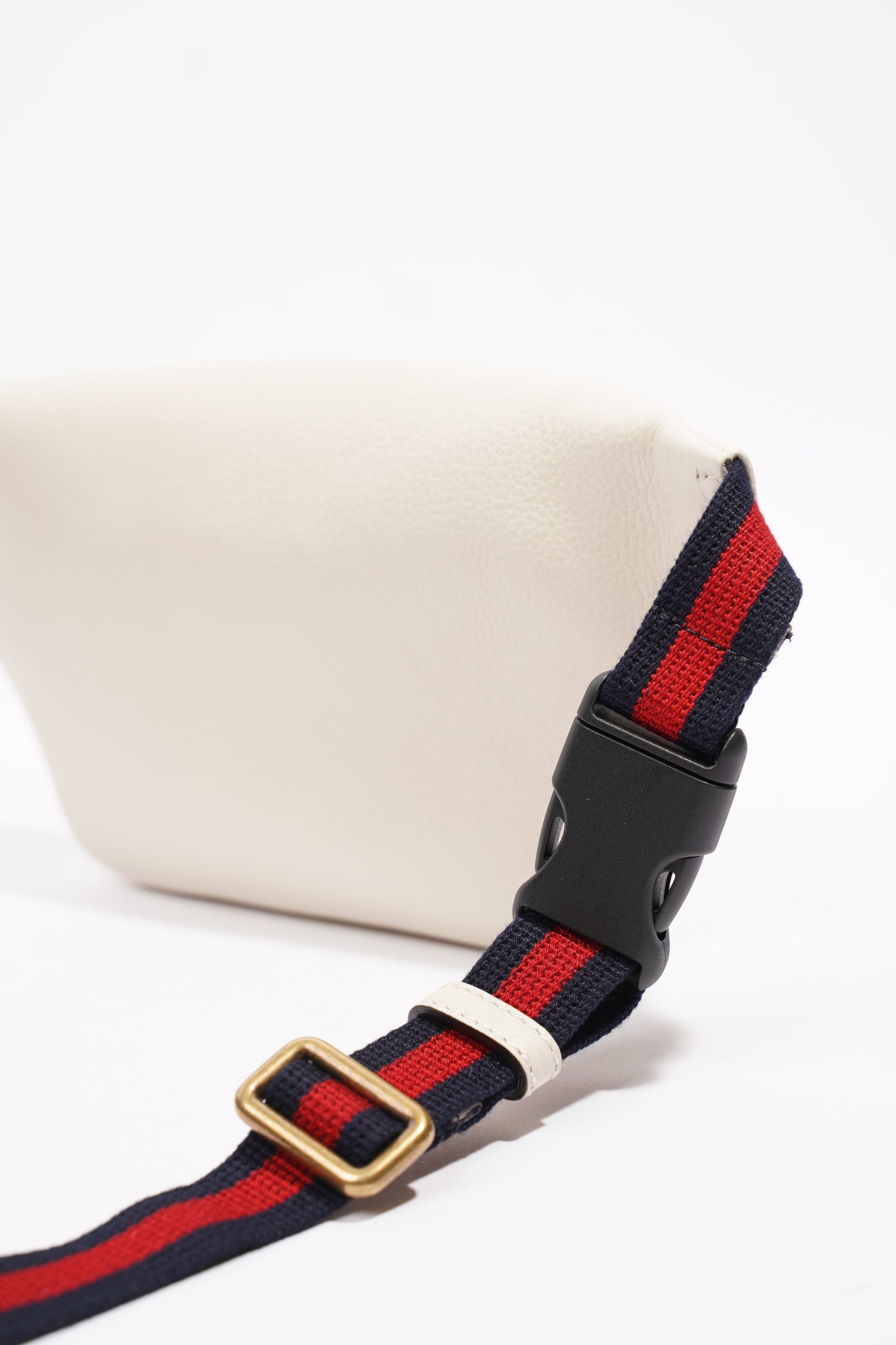 Gucci Mini Sling Bumbag Cream / Red / Navy Leather