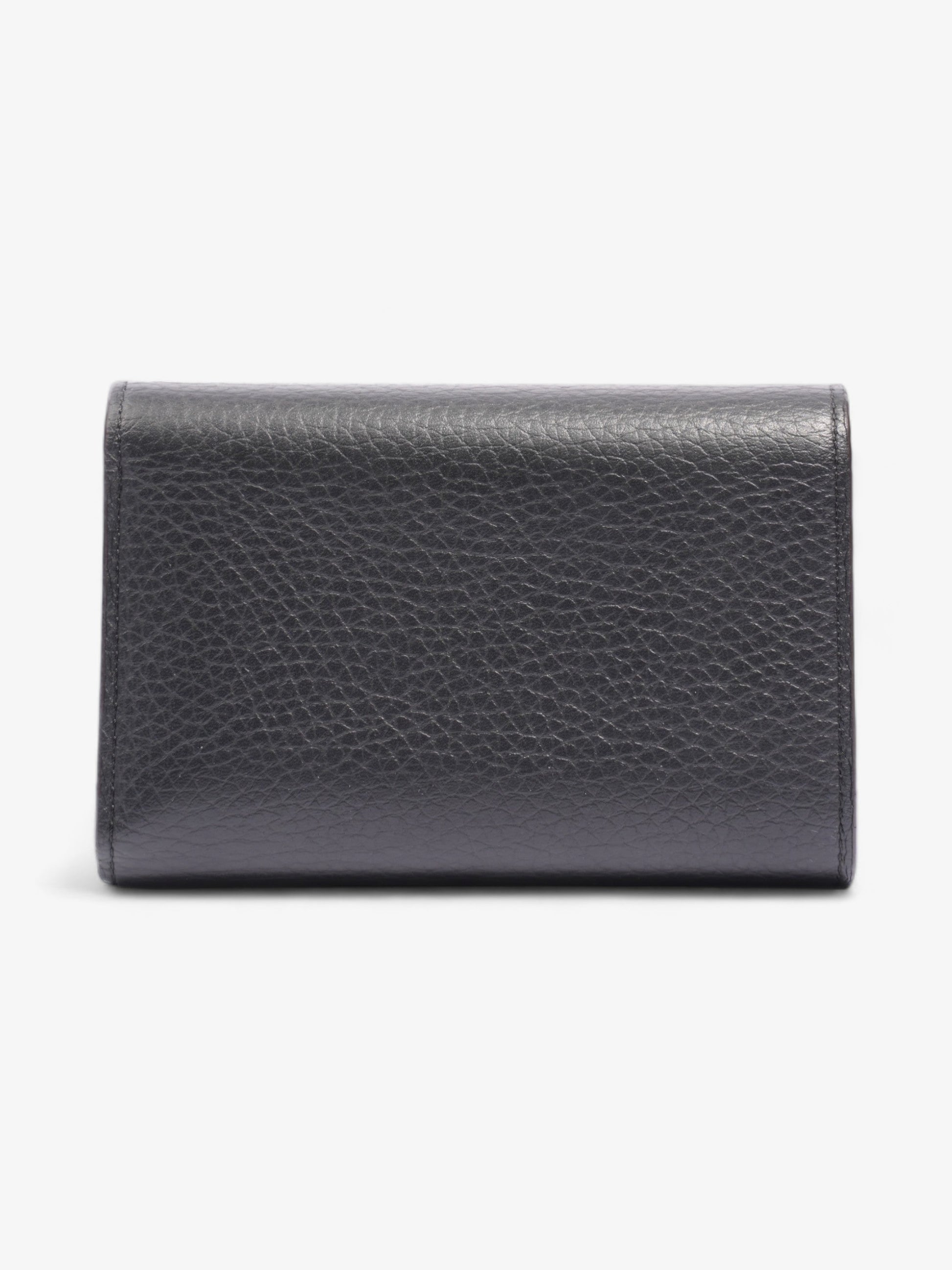 Louis Vuitton Capucine Wallet Black Leather