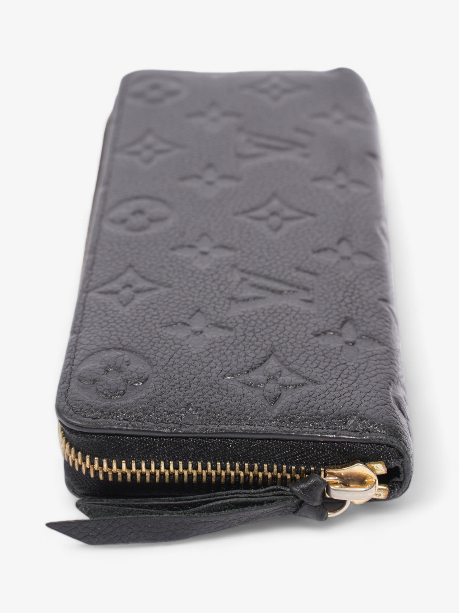 Louis Vuitton Clémence Wallet Black Leather