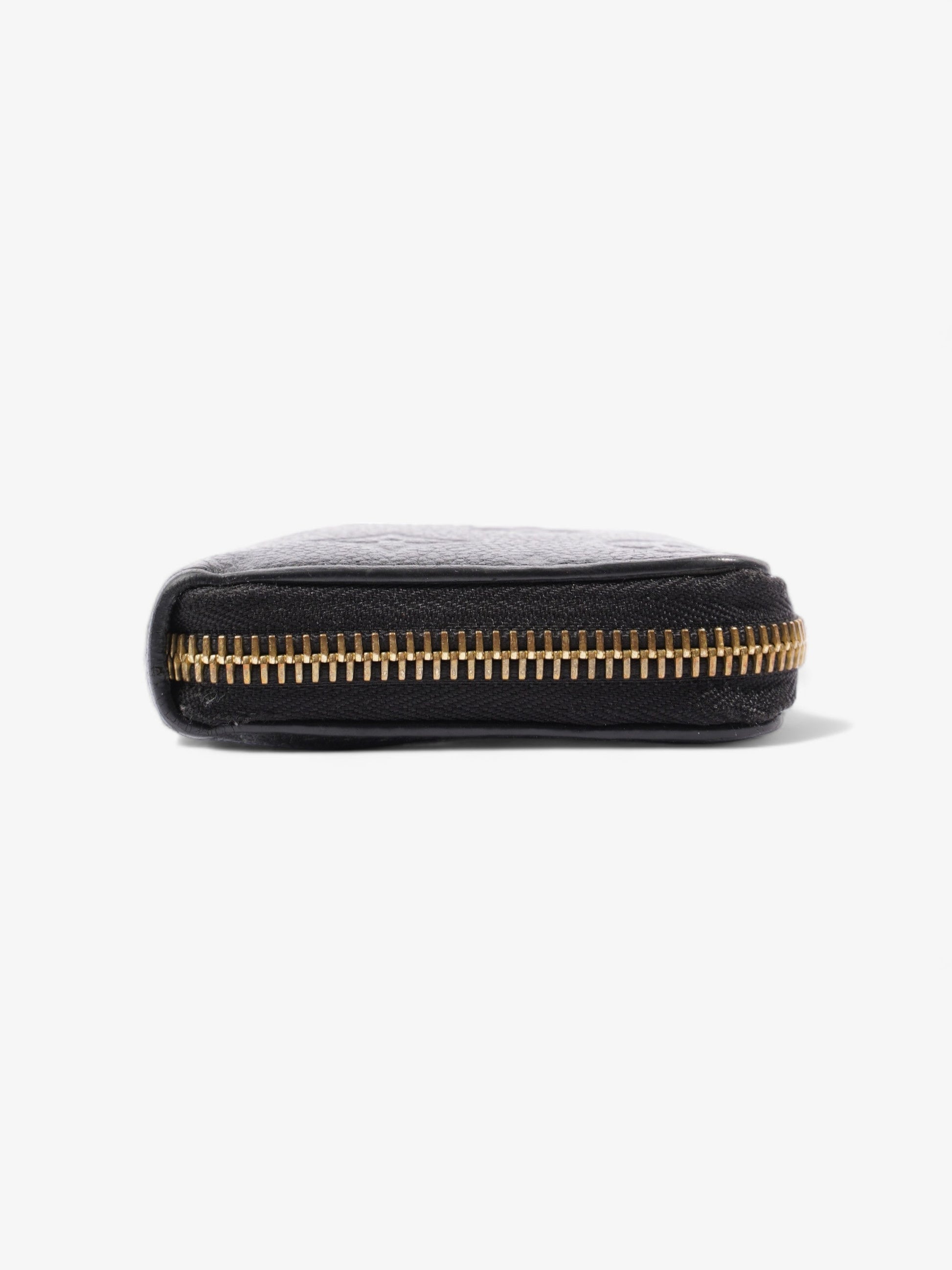 Louis Vuitton Clemence Wallet Black Empreinte Leather