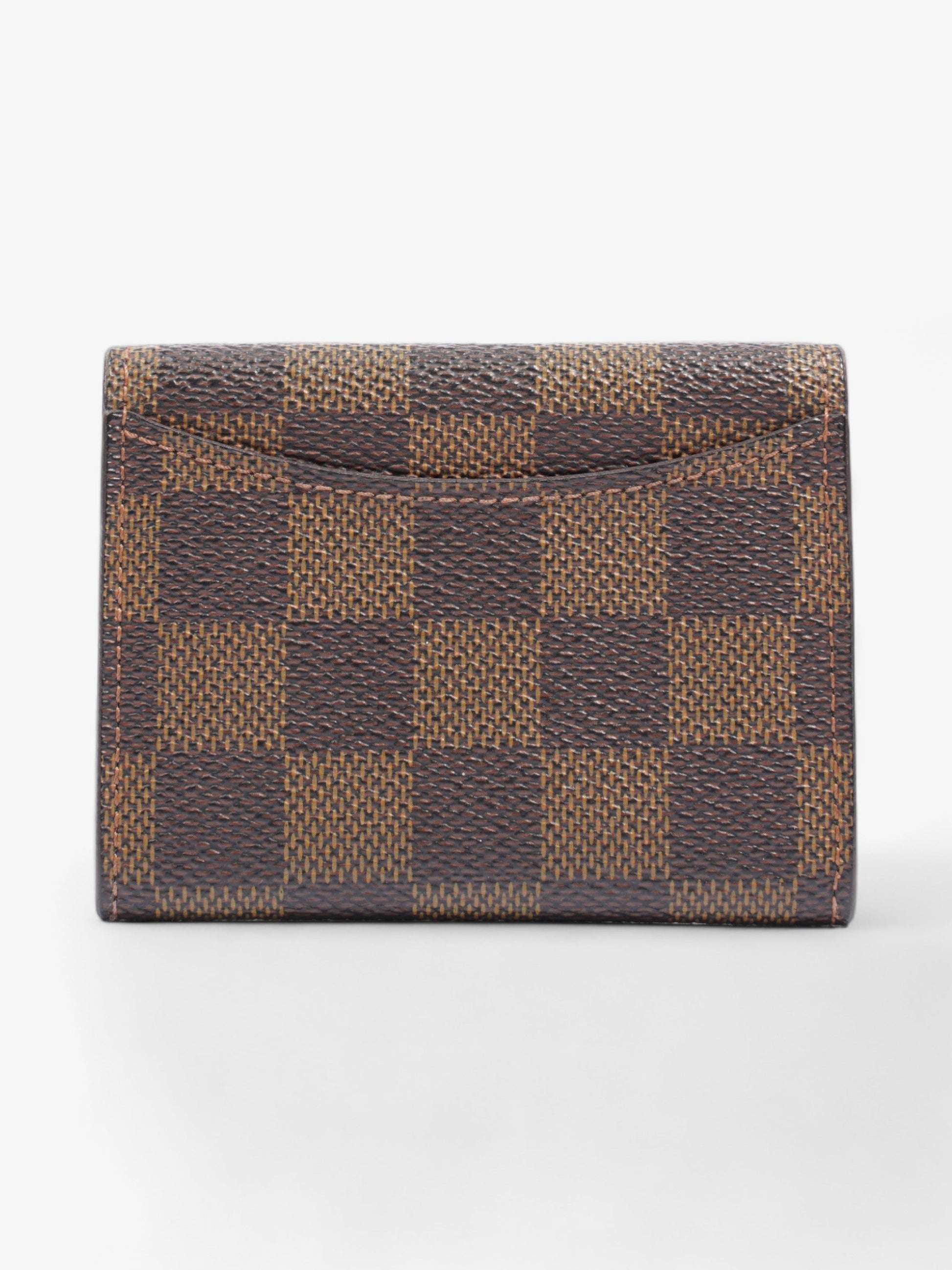 Louis Vuitton Coin Purse Damier Ebene Coated Canvas
