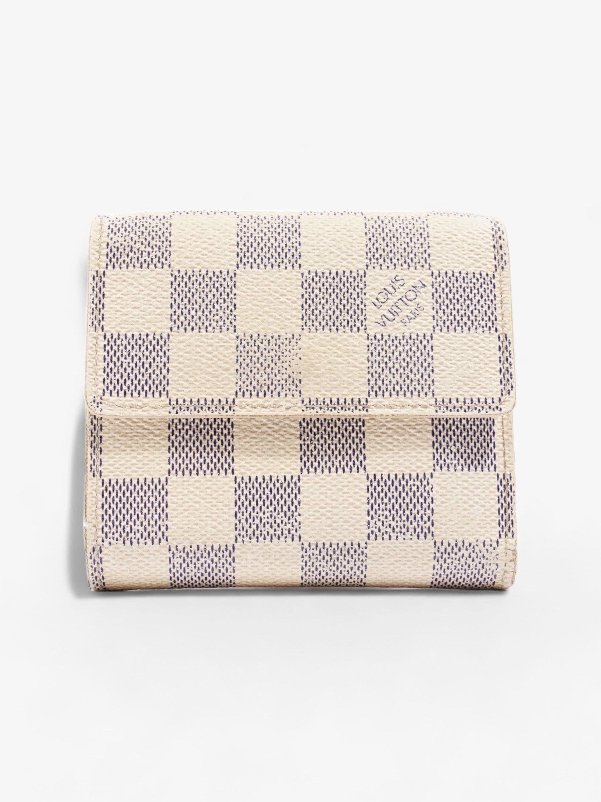 Louis Vuitton Compact Wallet Damier Azur Coated Canvas