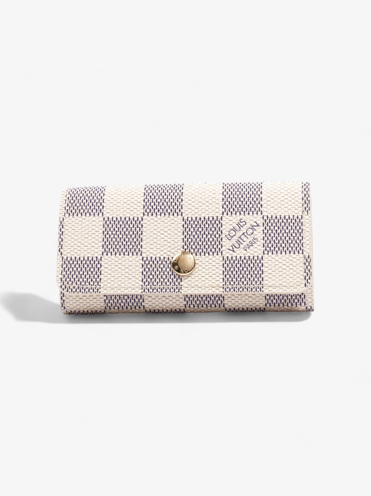 Louis Vuitton Multicles 4 Key Holder Damier Azur Coated Canvas