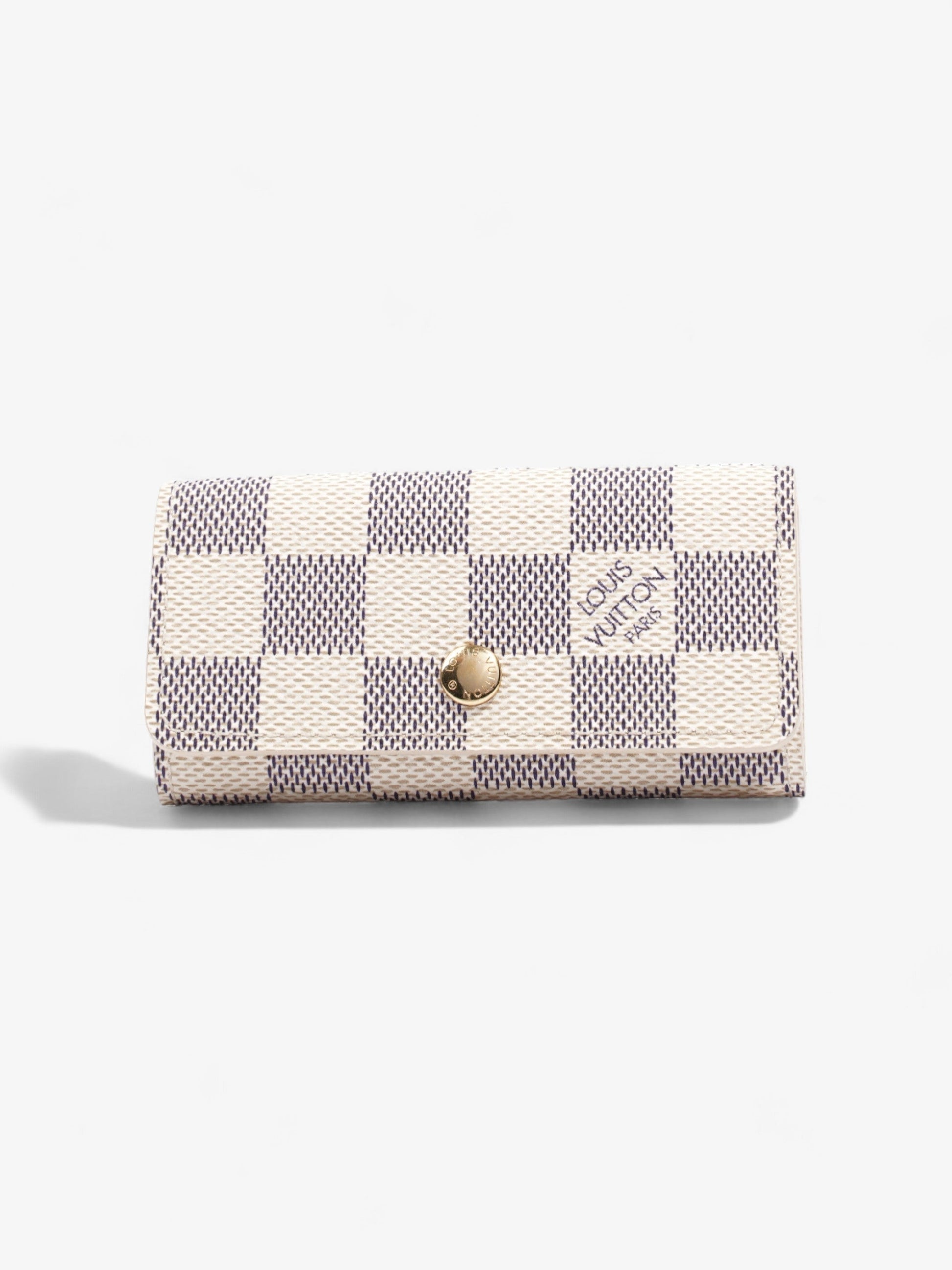 Louis Vuitton Multicles 4 Key Holder Damier Azur Coated Canvas