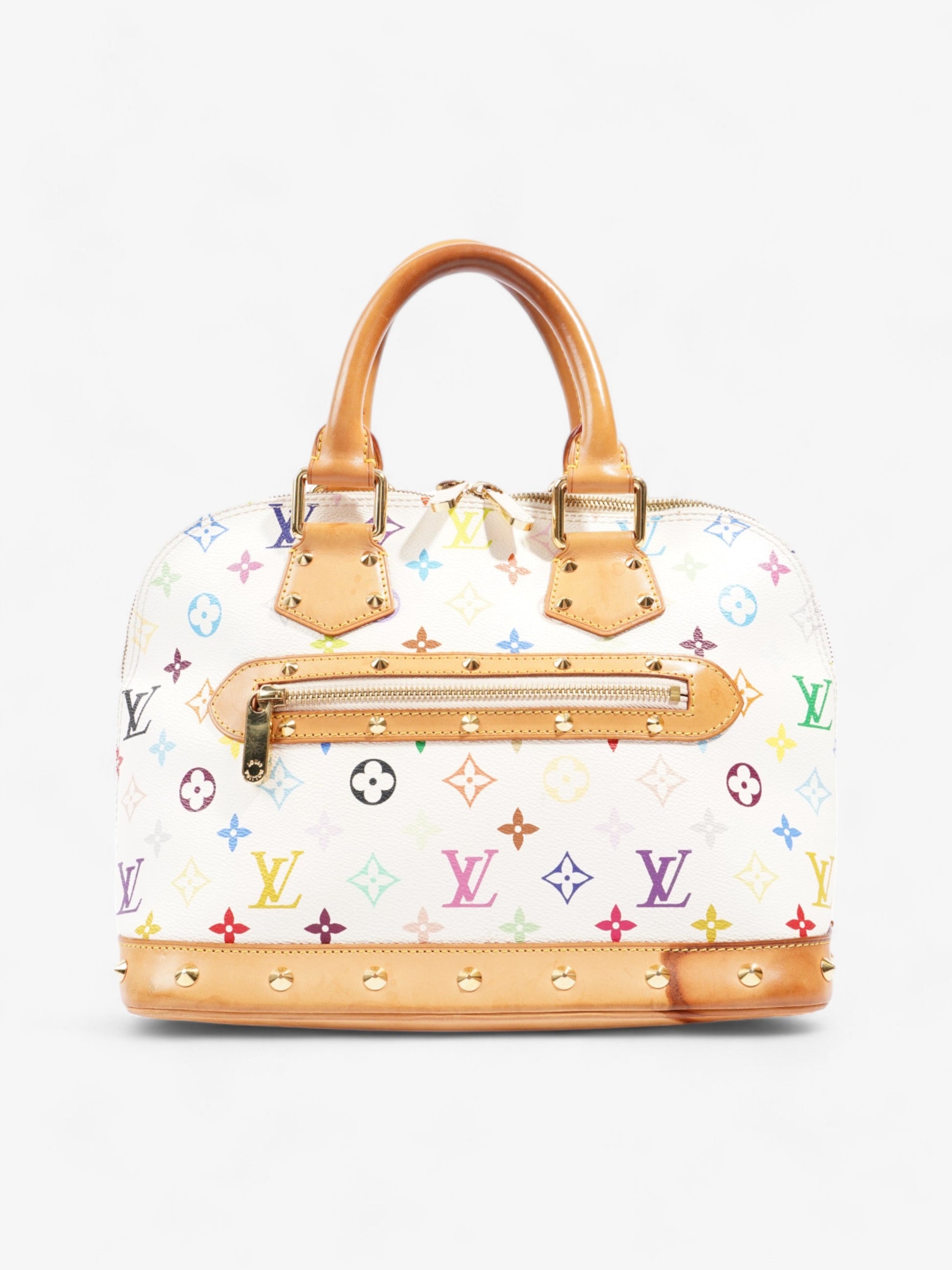 Louis Vuitton Alma White / Multicolour Canvas PM