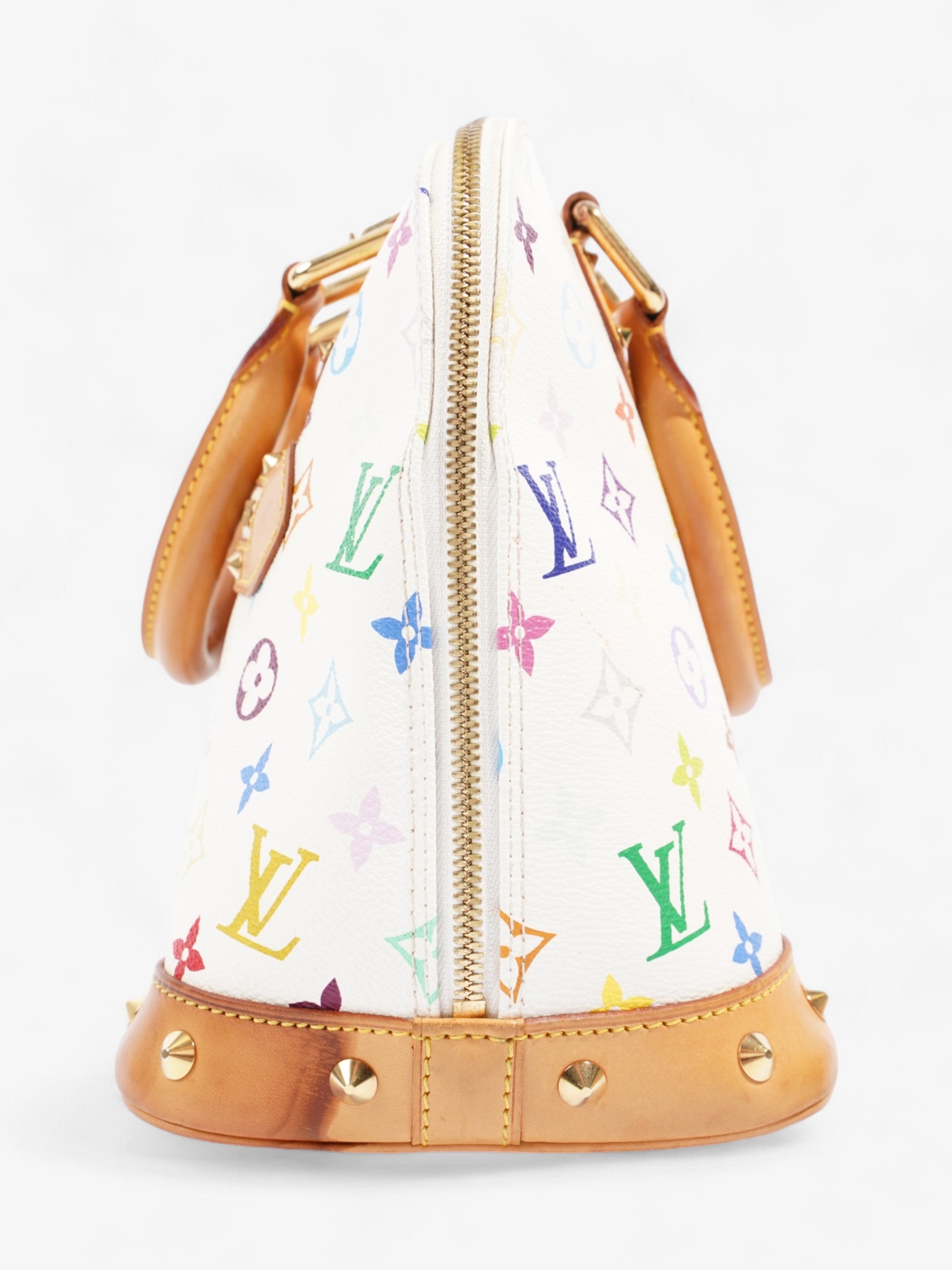 Louis Vuitton Alma White / Multicolour Canvas PM