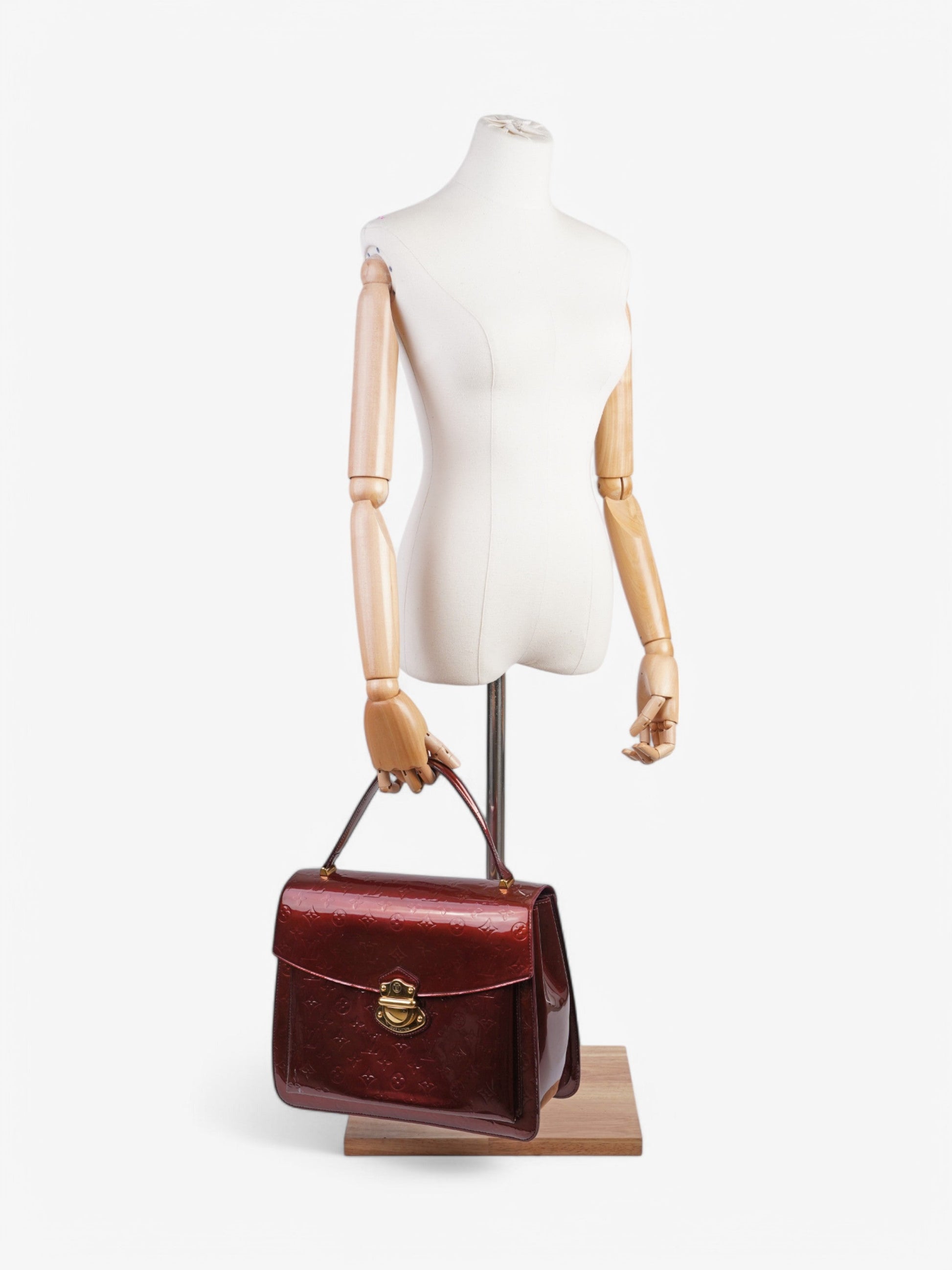 Luxury Women's Handbag | Louis Vuitton Mirada Amarante Vernis Leather