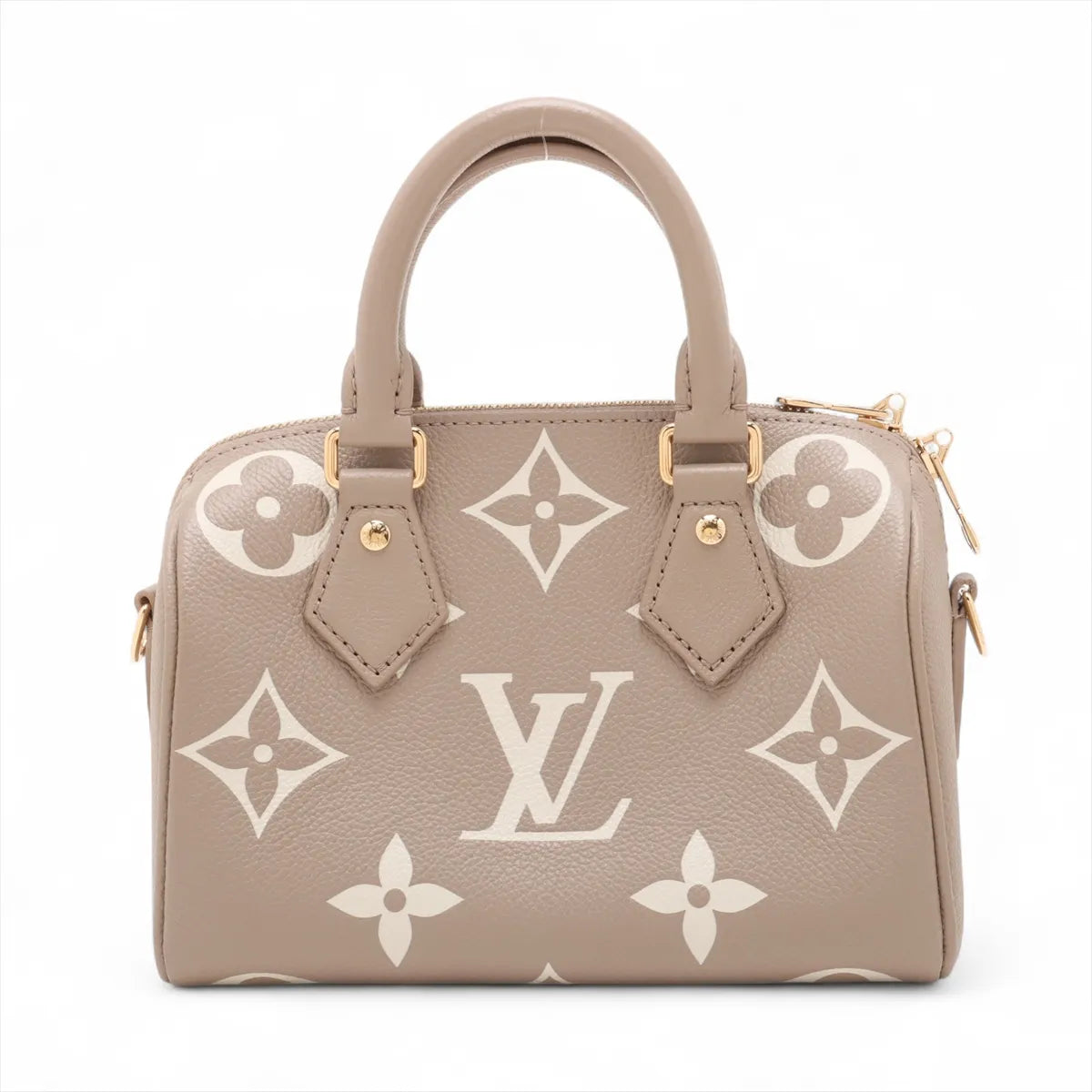Louis Vuitton Creme BiColour Monogram Empreinte Leather Speedy 20 [Clearance Sale]