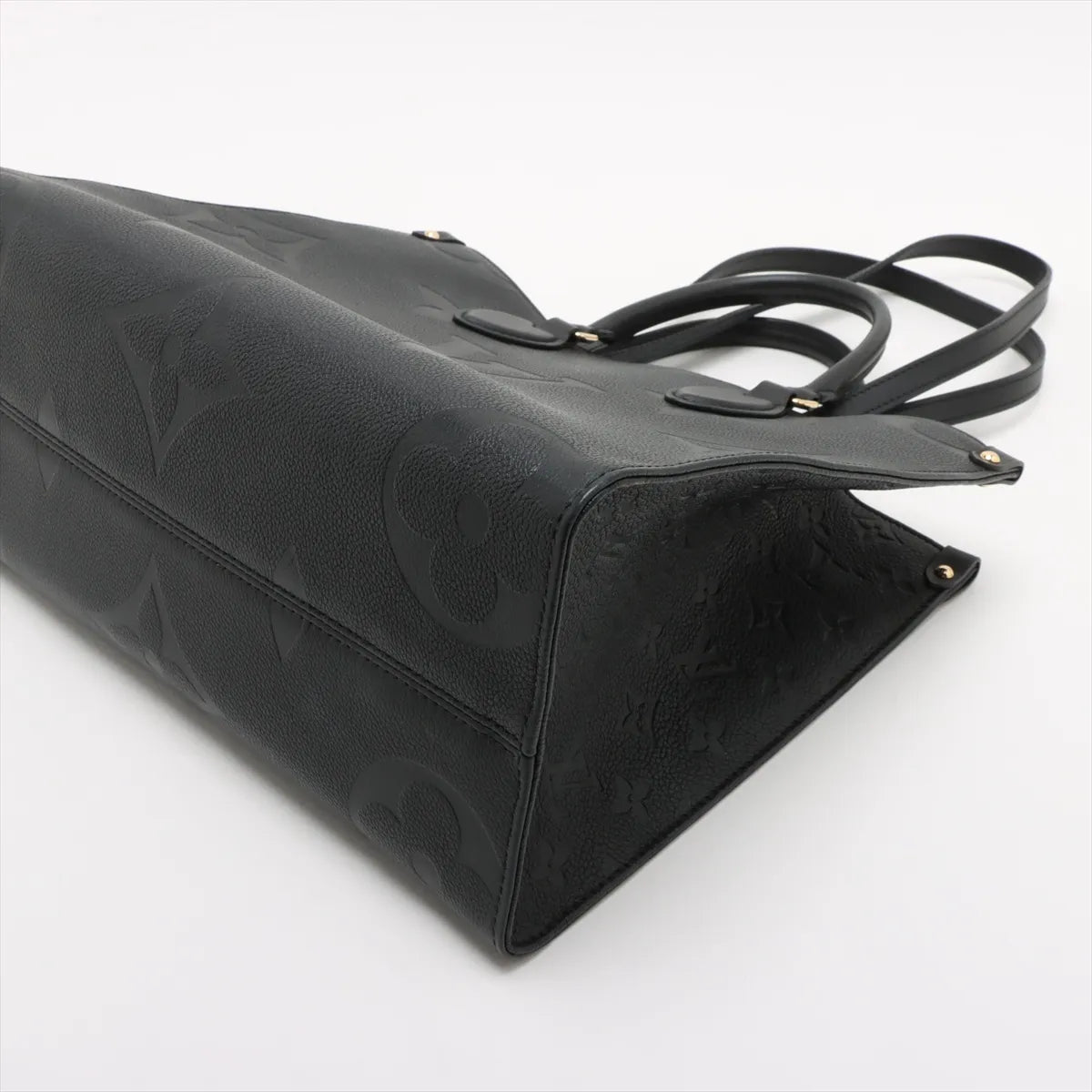 Louis Vuitton Black Monogram Empreinte Leather OnTheGo MM [Clearance Sale]