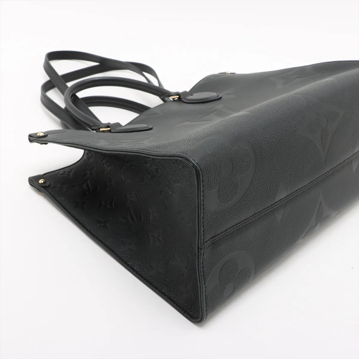 Louis Vuitton Black Monogram Empreinte Leather OnTheGo MM [Clearance Sale]