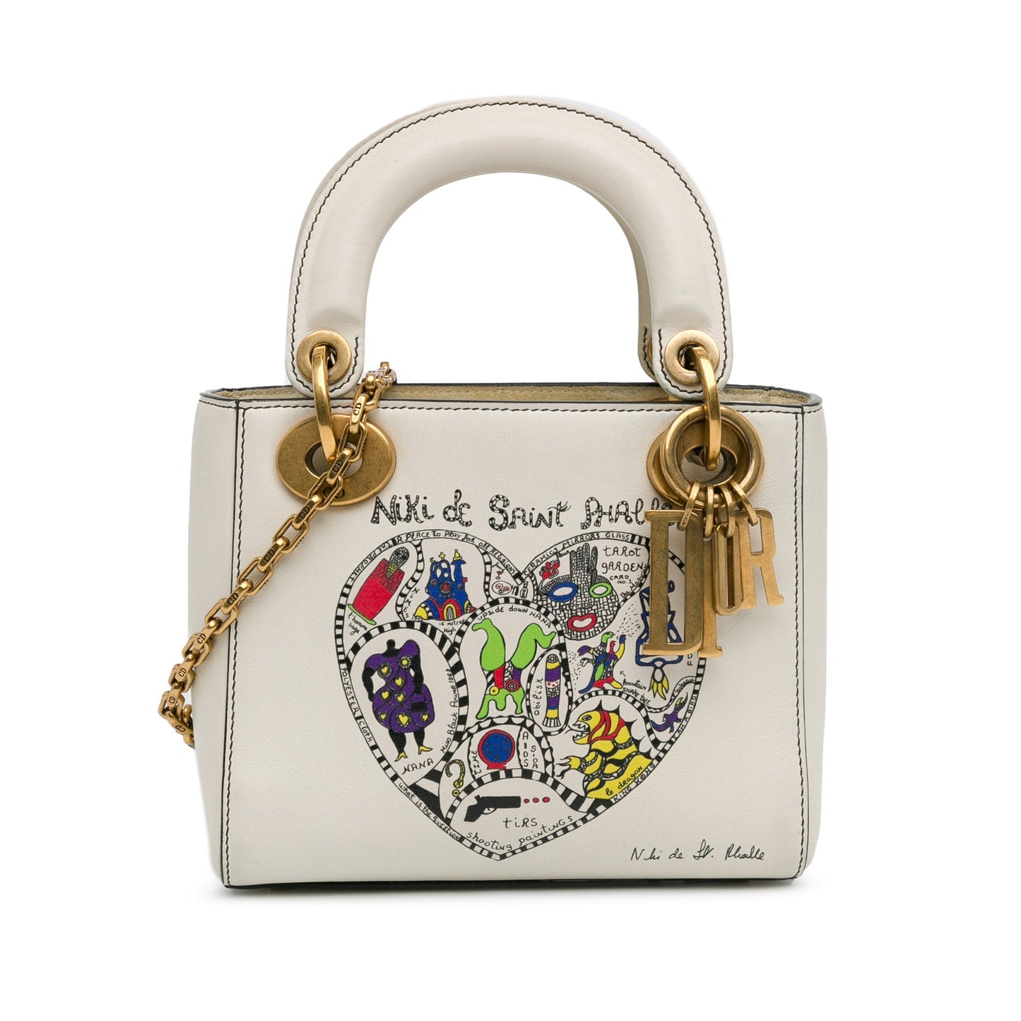 Dior Niki Lady Dior Chain Leather Shoulder Bag