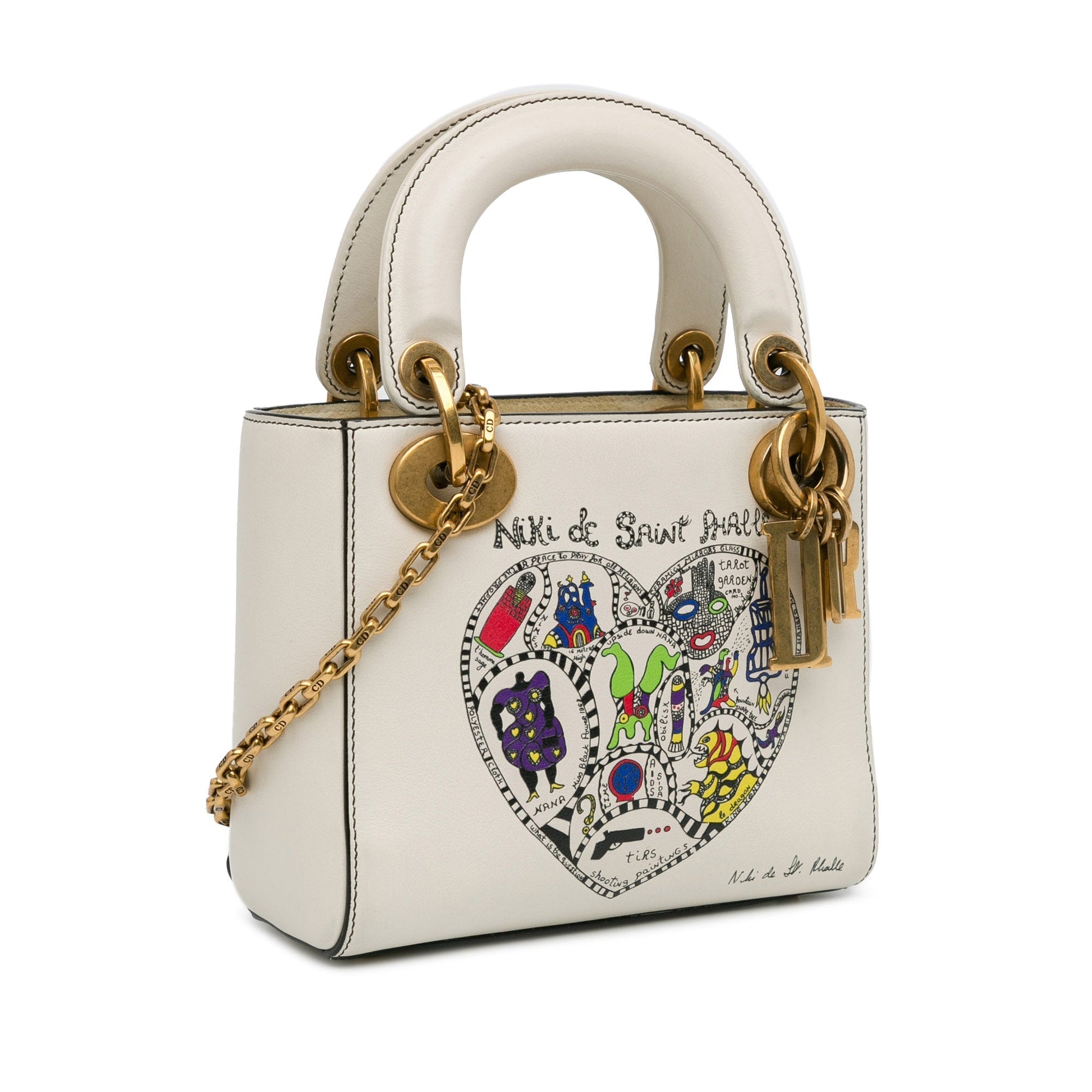 Dior Niki Lady Dior Chain Leather Shoulder Bag