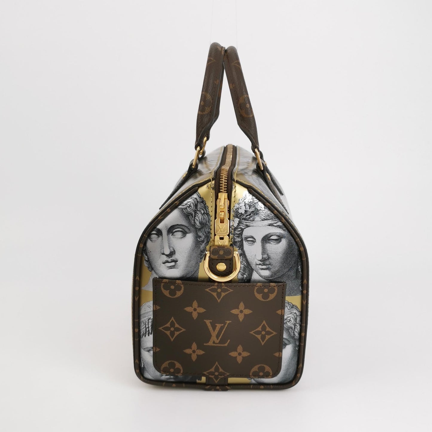 Louis Vuitton Speedy 25 Bandouliere Fornasetti Mum Gold