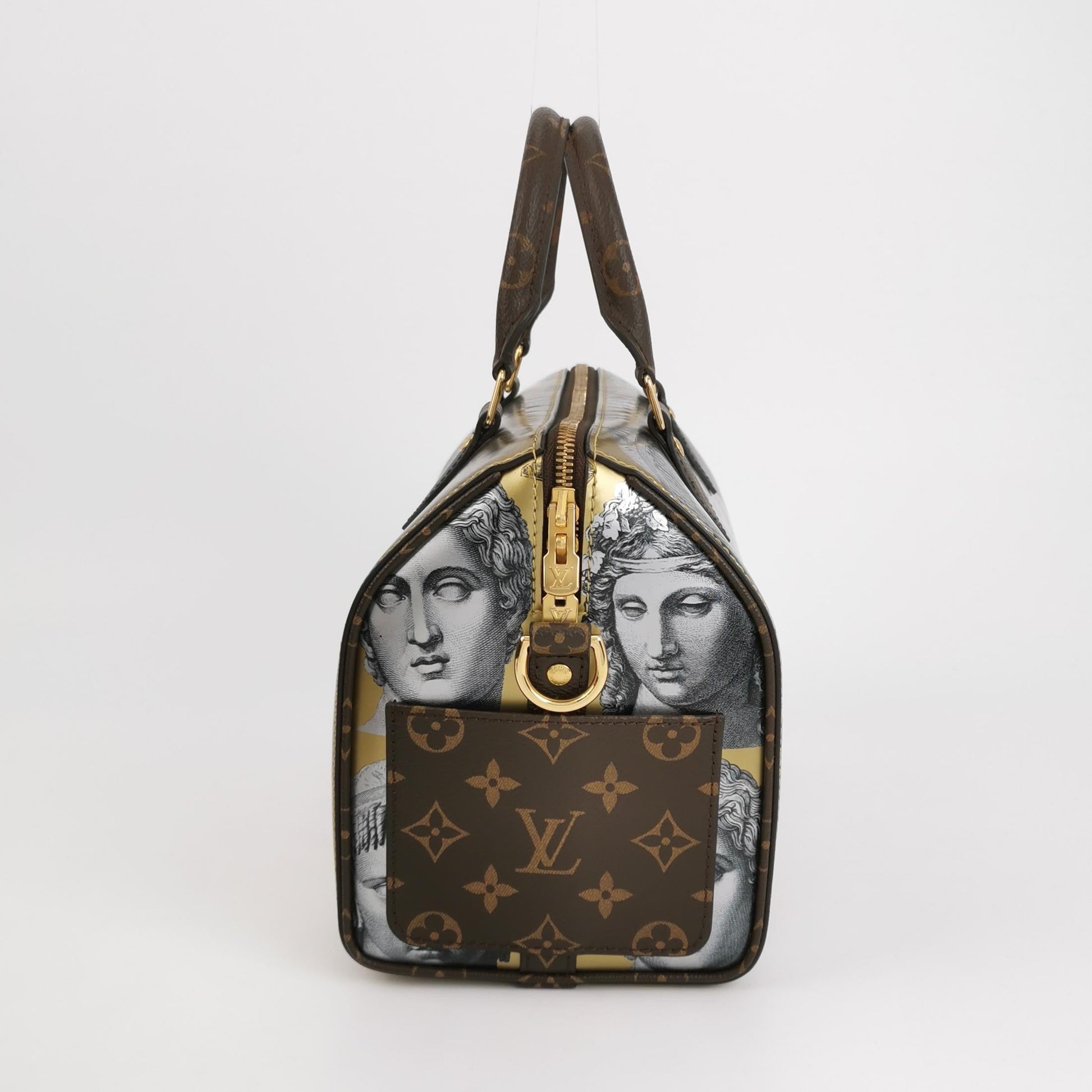 Louis Vuitton Speedy 25 Bandouliere Fornasetti Mum Gold