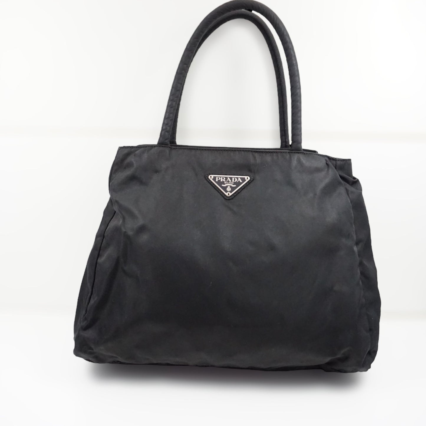 Prada Sort Tessuto City Luxury Handbag