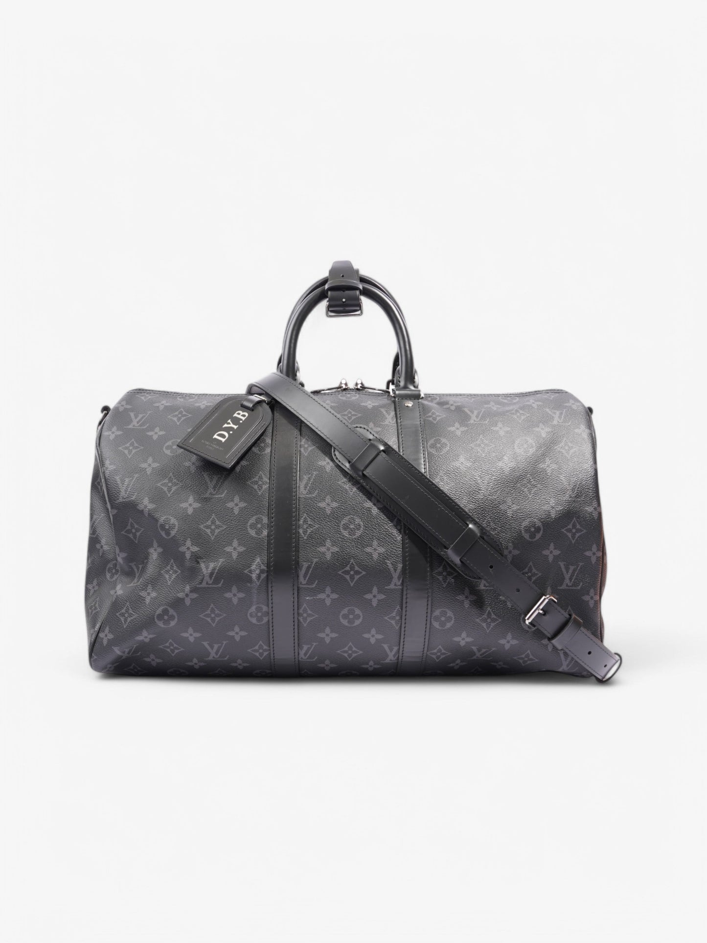 Louis Vuitton Keepall Bandouliere Monogram Eclipse Coated Canvas 45