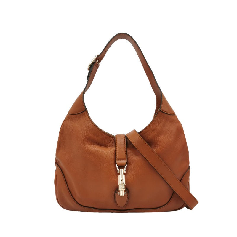 Gucci Jackie 1961 Soft Tan Brown Leather Bag Medium