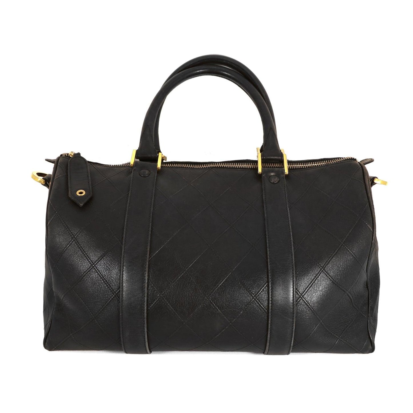 Chanel Black Leather Speedy Bag