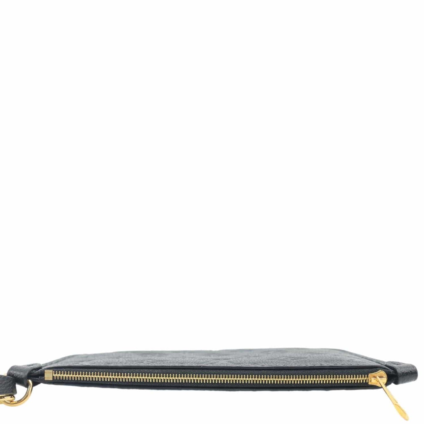 LOUIS VUITTON Empreinte Leather Wristlet Black